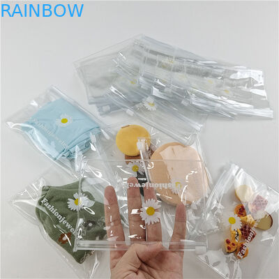 Özel boyut ve renk ile Comestic için yüksek açık PE malzeme plastik ambalaj torbası