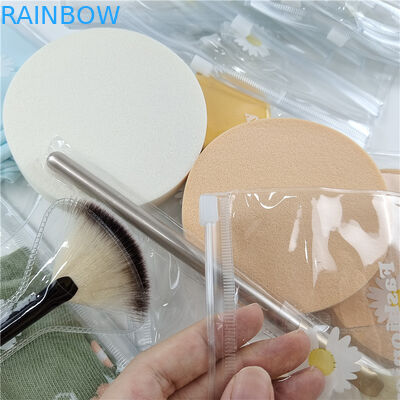 Özel boyut ve renk ile Comestic için yüksek açık PE malzeme plastik ambalaj torbası