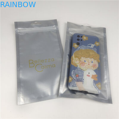 Yüksek Kaliteli Özel Logo Üç Yanlı Mühürlü Çantalar Pencereli Kolay Gözyaşları Paketleme Çantası