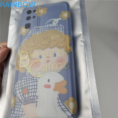 Yüksek Kaliteli Özel Logo Üç Yanlı Mühürlü Çantalar Pencereli Kolay Gözyaşları Paketleme Çantası