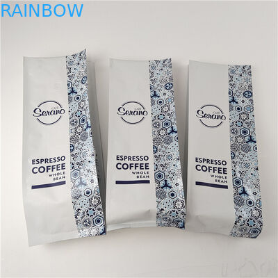 En Çok İstenen Ürünler Çevre Dostu Gusset Paketleme Torbaları 250G 500G 1KG için Kahve Tanesi