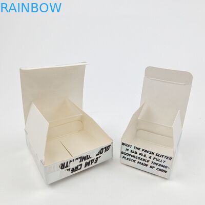 Masaüstü Yırt Display Kutusu Paketleme Beyaz Karton Display Kutusu