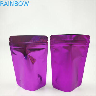 ISO Stand Up Zipper Pouch Nem Kanıtlı Gıda Sınıfı Plastik Ambalaj Torbaları