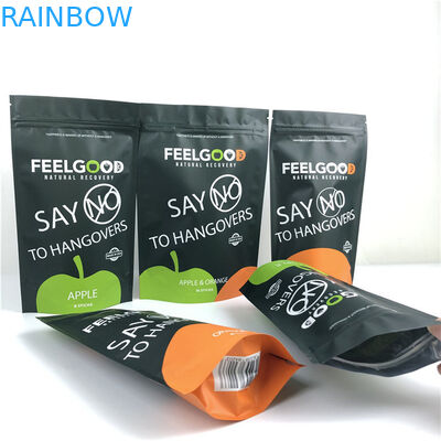 Özel Logo Baskılı Dürüst Fermuar Çanta Kokusuz Su geçirmez Plastik Paket Çantaları