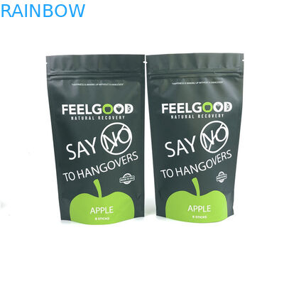 Özel Logo Baskılı Dürüst Fermuar Çanta Kokusuz Su geçirmez Plastik Paket Çantaları