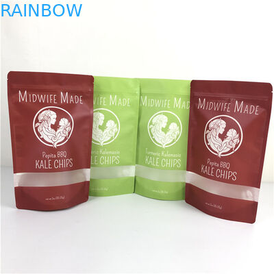 Gıda ambalajı düz plastik fermuarlı torba fermuarlı alüminyum folyo torbalar