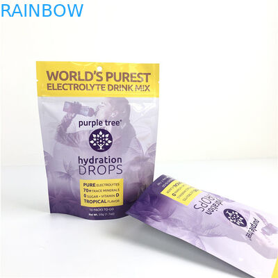 10 Renkli Özel Matt Alüminyum Folyo Yukarı Çanta Ziplock Doypack Çanta Yemek için