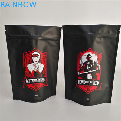 Özel Mat Finish Kokusuz Cüzdanlar Nem Karşıtı Yeniden Kapanabilir Plastik Gıda Peçete Paketleri