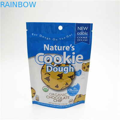 En çok satan ısı mühürü özel logo basılı ayağa kalkan fermuar poşeti yeniden kilitlenebilir plastik gıda mühürü ambalaj