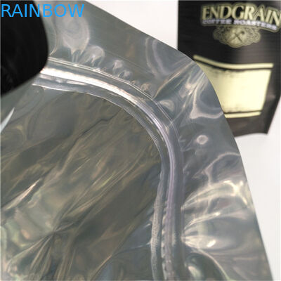 Özel Logolu Baskılı Ayakta Duran Fermuarlı Kese Yeniden Kapatılabilir Plastik Gıda Mühürlü Kahve Torbası, Gıda Sınıfı Malzeme ve Sızdırmaz