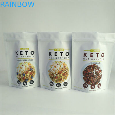 Çin Tedarikçi Özel Tasarım Baskı Özel Boyut ve Tasarım İhtiyaçları Gıda Paketlemesi İçin Fermuarlı Ayak Çantaları