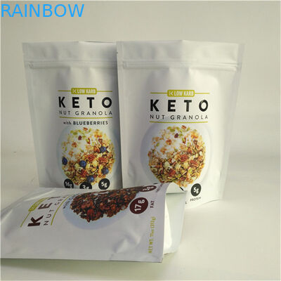 Çin Tedarikçi Özel Tasarım Baskı Özel Boyut ve Tasarım İhtiyaçları Gıda Paketlemesi İçin Fermuarlı Ayak Çantaları