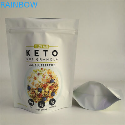 Çin Tedarikçi Özel Tasarım Baskı Özel Boyut ve Tasarım İhtiyaçları Gıda Paketlemesi İçin Fermuarlı Ayak Çantaları