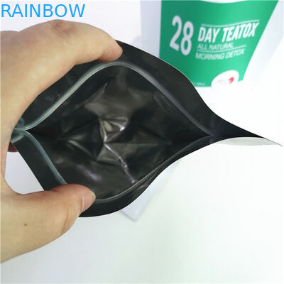 Özel Boyut MOPP/VMPET/PE malzemesi ile renkli baskı atıştırmalık gıda ambalajı poşeti