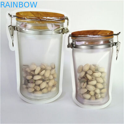 Yüksek Kaliteli Özel Dijital Baskı PE Geri Dönüştürülmüş Plastik Gıda Paketleme Torbası