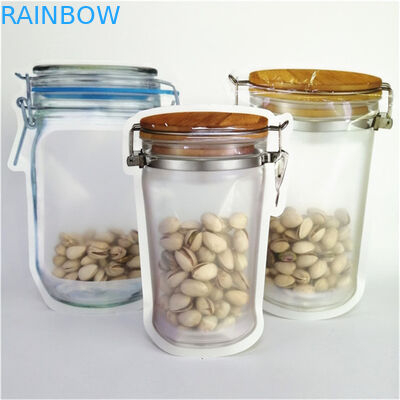 Yüksek Kaliteli Özel Dijital Baskı PE Geri Dönüştürülmüş Plastik Gıda Paketleme Torbası