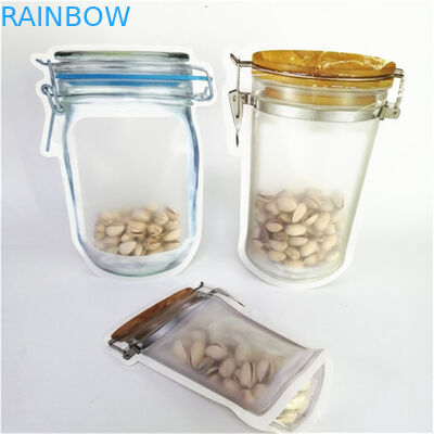 Yüksek Kaliteli Özel Dijital Baskı PE Geri Dönüştürülmüş Plastik Gıda Paketleme Torbası