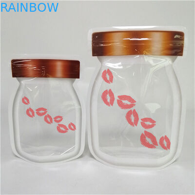 Yeni Tasarım En Çok Satılan Özel kalınlık Özel Logo Baskı Kalk Zipper Poşet Plastik Gıda Peçete Ambalajı