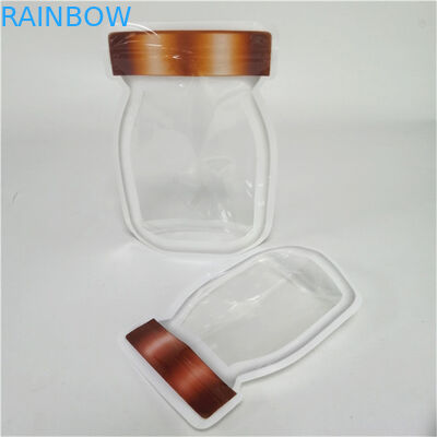 Yeni Tasarım En Çok Satılan Özel kalınlık Özel Logo Baskı Kalk Zipper Poşet Plastik Gıda Peçete Ambalajı