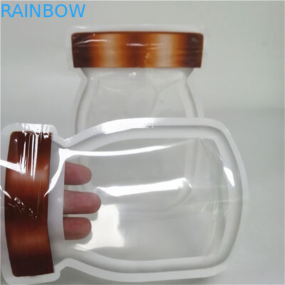 Yeni Tasarım En Çok Satılan Özel kalınlık Özel Logo Baskı Kalk Zipper Poşet Plastik Gıda Peçete Ambalajı