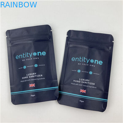 Özel Logo Baskılı Zıpkınlı Ayağa Kalk Çanta Mat Finish Alüminyum Folyo Gıda Sınıfı Malzemesi Doypack