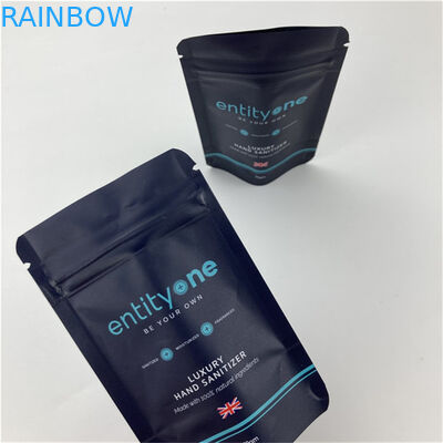 Özel Logo Baskılı Zıpkınlı Ayağa Kalk Çanta Mat Finish Alüminyum Folyo Gıda Sınıfı Malzemesi Doypack