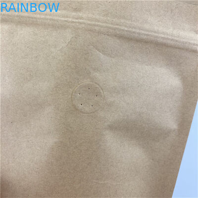 Özel Boyut ve Tasarım İhtiyaçları Renkli Baskı Kraft Kağıt Atıştırmalık Gıda Paketleme Torbaları