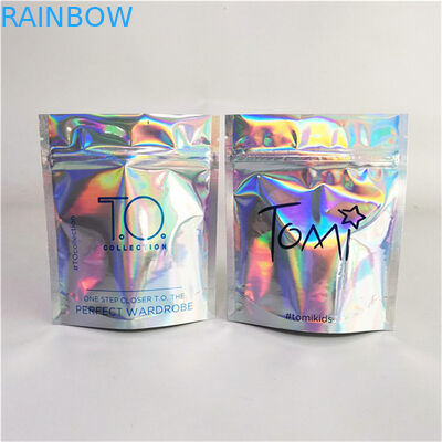 Gıda Paketleme Malzemesi Özel Etiket Nem Karşıtlıklı Fermuar Kalkan Paketleme Çantası