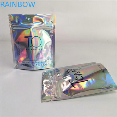 Gıda Paketleme Malzemesi Özel Etiket Nem Karşıtlıklı Fermuar Kalkan Paketleme Çantası