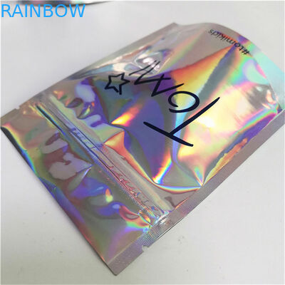 Gıda Paketleme Malzemesi Özel Etiket Nem Karşıtlıklı Fermuar Kalkan Paketleme Çantası