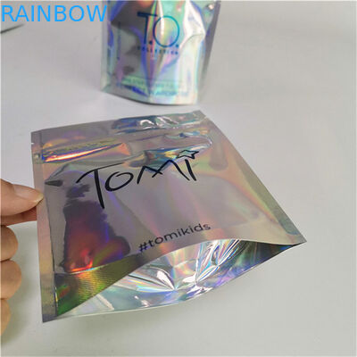 Gıda Paketleme Malzemesi Özel Etiket Nem Karşıtlıklı Fermuar Kalkan Paketleme Çantası