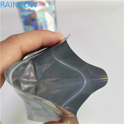 Gıda Paketleme Malzemesi Özel Etiket Nem Karşıtlıklı Fermuar Kalkan Paketleme Çantası