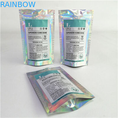 Toptan Özel Logo Dijital Baskı Plastik PET Yumuşak Uygun Fiyat Fermuarlı Ayağa Kalkan Cüzdanlar