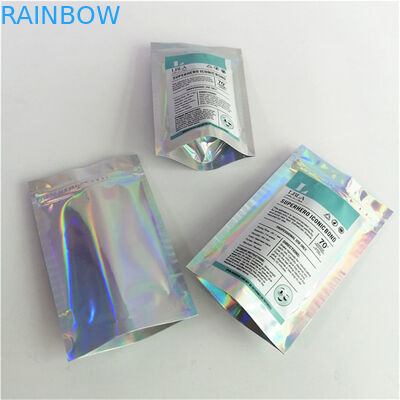 Toptan Özel Logo Dijital Baskı Plastik PET Yumuşak Uygun Fiyat Fermuarlı Ayağa Kalkan Cüzdanlar