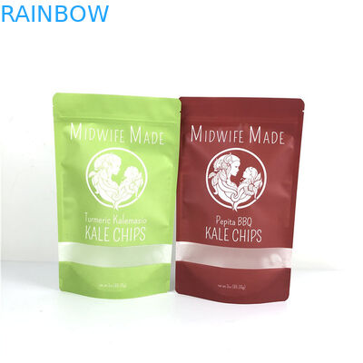 Gıda ambalajı gravure baskı Mylar Doypack penceresi ile çevre dostu ve özelleştirilmiş