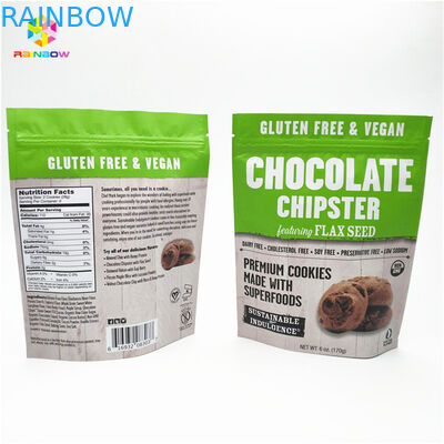 Gıda Paketleme Çantası Yumuşak Kokusuz Nem Dayanıklı Alüminyum PE Malzemesi Atıştırmalık Paketleme için