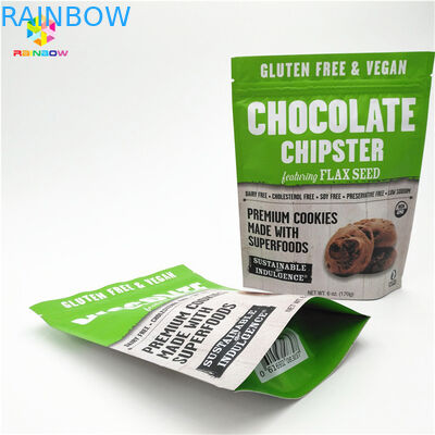 Gıda Paketleme Çantası Yumuşak Kokusuz Nem Dayanıklı Alüminyum PE Malzemesi Atıştırmalık Paketleme için