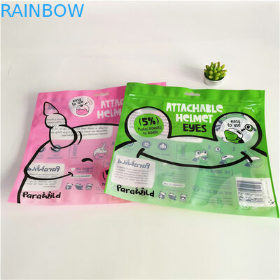 Çevreye Dostu Sızıntı Kanıtlı Üç Taraflı Kapalı Mylar Paketleme Çantası Fermuarlı