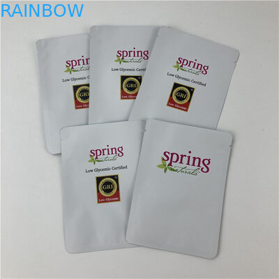 Sızıntı Kanıtlı Üç Taraflı Kapalı Mylar Ambalaj Çantası Zipper Özel Boyut Tasarımı