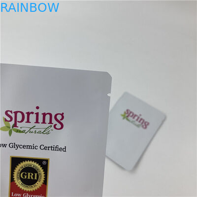 Sızıntı Kanıtlı Üç Taraflı Kapalı Mylar Ambalaj Çantası Zipper Özel Boyut Tasarımı