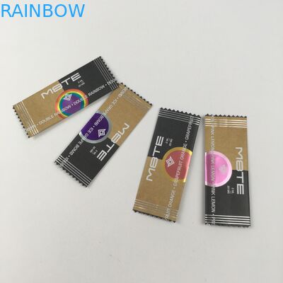 Boş Esnek Laminatlı Kapalı Yastık Torbası Soğutucu Gıdalar İçin Çikolata Torbası