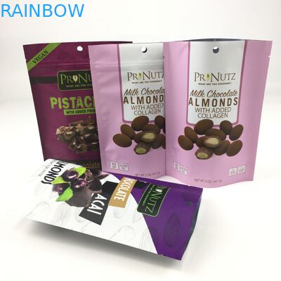 Özel Mat Stand Up Pocket Alüminyum folyo Mylar Bag Toz Paketleme