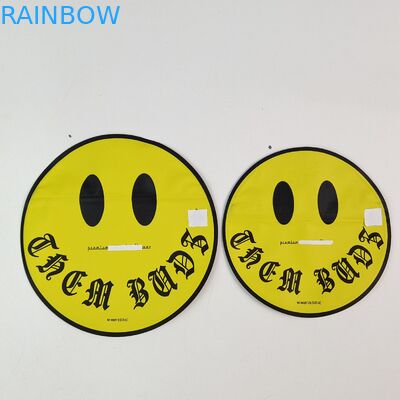 Düzensiz 3.5g 7g Mylar Çantaları İçeride Fermuarlı Alüminyum Folyo Kokusuz Yiyebilir Plastik Torba