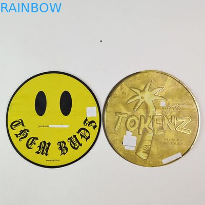 Düzensiz 3.5g 7g Mylar Çantaları İçeride Fermuarlı Alüminyum Folyo Kokusuz Yiyebilir Plastik Torba