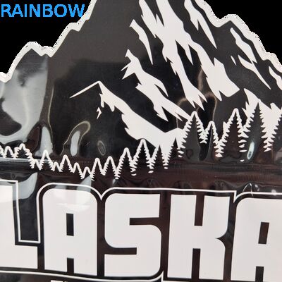 Yenilebilir Cali 3.5g 7g Mylar Kilitli Yumuşak Dokunuşlu Koku Geçirmez Düzensiz Şekilli Kurabiye Kalıp Kesim Ambalaj Plastik Poşet