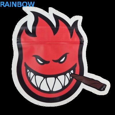 Özel Şekil 3.5g Ekran Kutusu Mylar Torbalar Çocuk Korumalı Yumuşak Dokunuşlu Kalıp Kesim Torba 1g 3.5g 7g 14g 28g Yenilebilir Plastik İçin