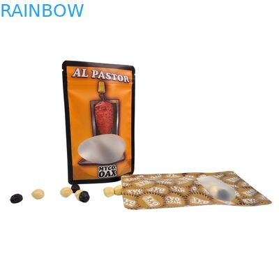 Durabilir Cüzdan Paketleme 3 taraflı mühür Düz Tekrar Kullanılabilir Ziplock Pencere Mylar Alüminyum folyo Tekrar Kullanılabilir Plastik Poşetler