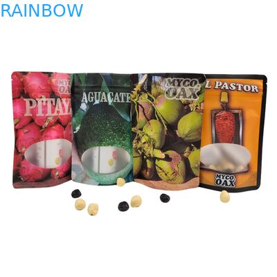 Durabilir Cüzdan Paketleme 3 taraflı mühür Düz Tekrar Kullanılabilir Ziplock Pencere Mylar Alüminyum folyo Tekrar Kullanılabilir Plastik Poşetler