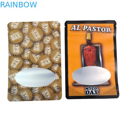 Durabilir Cüzdan Paketleme 3 taraflı mühür Düz Tekrar Kullanılabilir Ziplock Pencere Mylar Alüminyum folyo Tekrar Kullanılabilir Plastik Poşetler