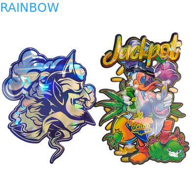 Gıda Sınıfı Doypack Kalıp Kesim Cali 3.5g 7g 14g 28g Şekerli Kurabiye Mylar Poşetler Parlak/mat Koku Geçirmez Kilitli Poşetler